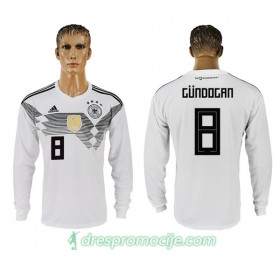 Njemačka Dres Gundogan 8 Domaći Svjetsko prvenstvo 2018 Dugim Rukavima